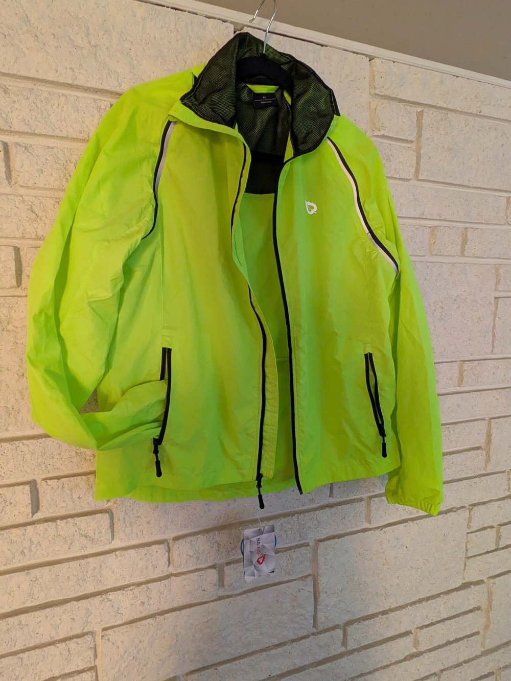 Baleaf Neon Lime Green Unisex Waterproof Bike Jacket